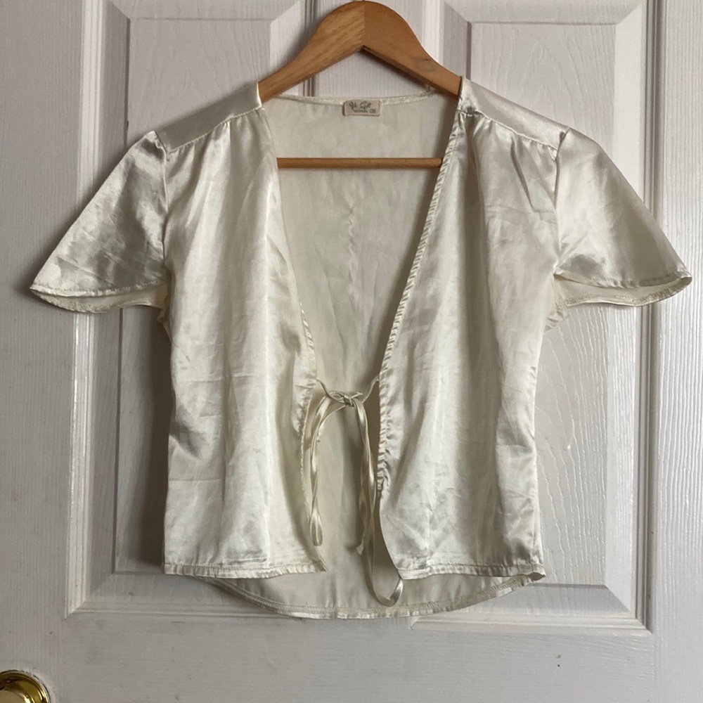 Satin top